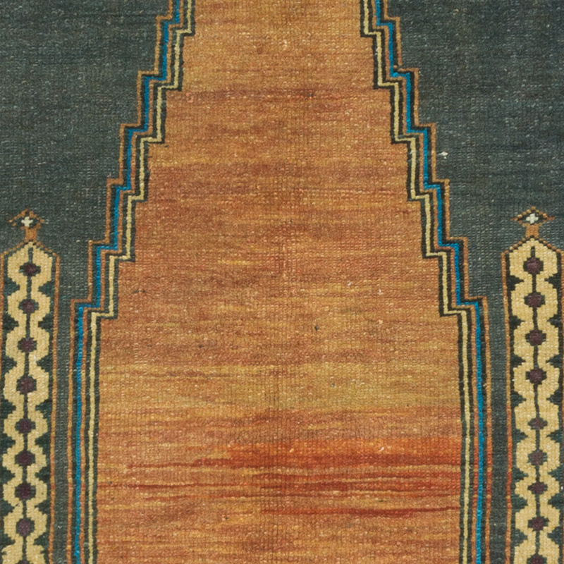 El Dokuma Vintage Halı - 118 cm x 180 cm - K0086529