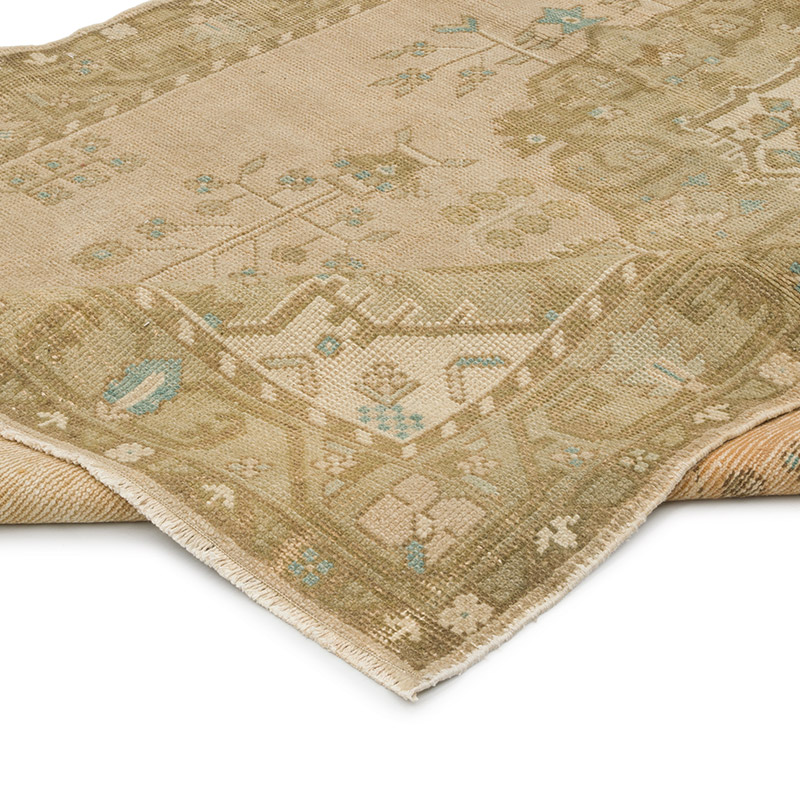 Vintage Turkish Hand-Knotted Rug - 4' 11" x 9' 1" (59" x 109") - K0086531