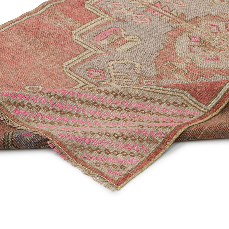 Vintage Turkish Hand-Knotted Runner - 2' 9" x 9' 1" (33" x 109") - K0086534