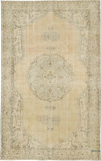 Alfombra Vintage Turca Anudada a Mano - 206 cm x 326 cm
