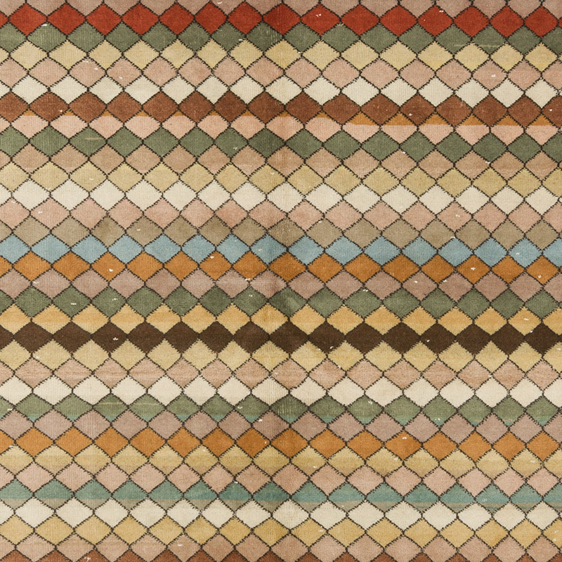 Vintage Turkish Hand-Knotted Rug - 6' 2" x 10' 11" (74" x 131") - K0086742