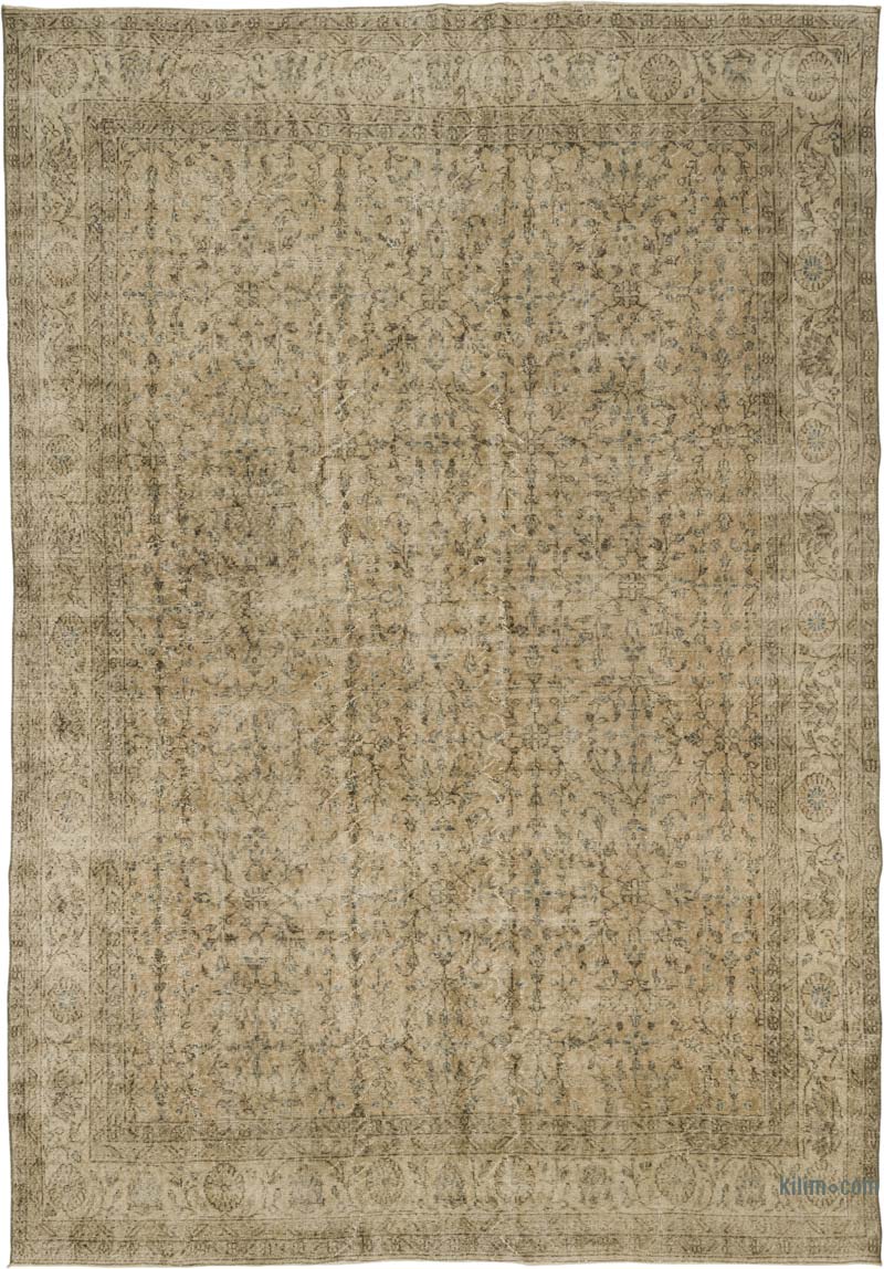 Alfombra Vintage Turca Anudada a Mano - 241 cm x 345 cm - K0086743