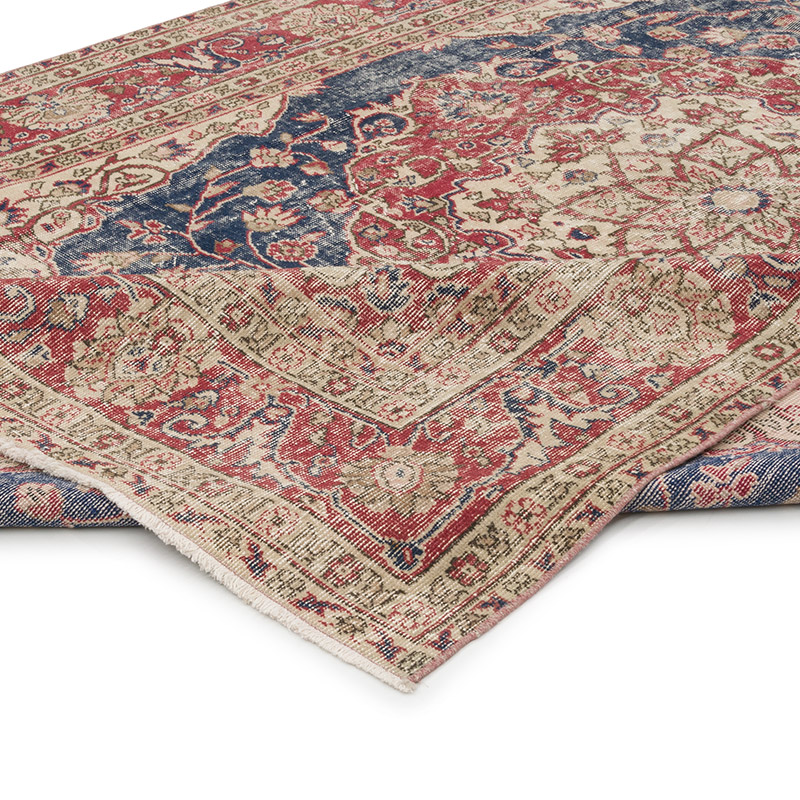Alfombra Vintage Turca Anudada a Mano - 210 cm x 316 cm - K0086745