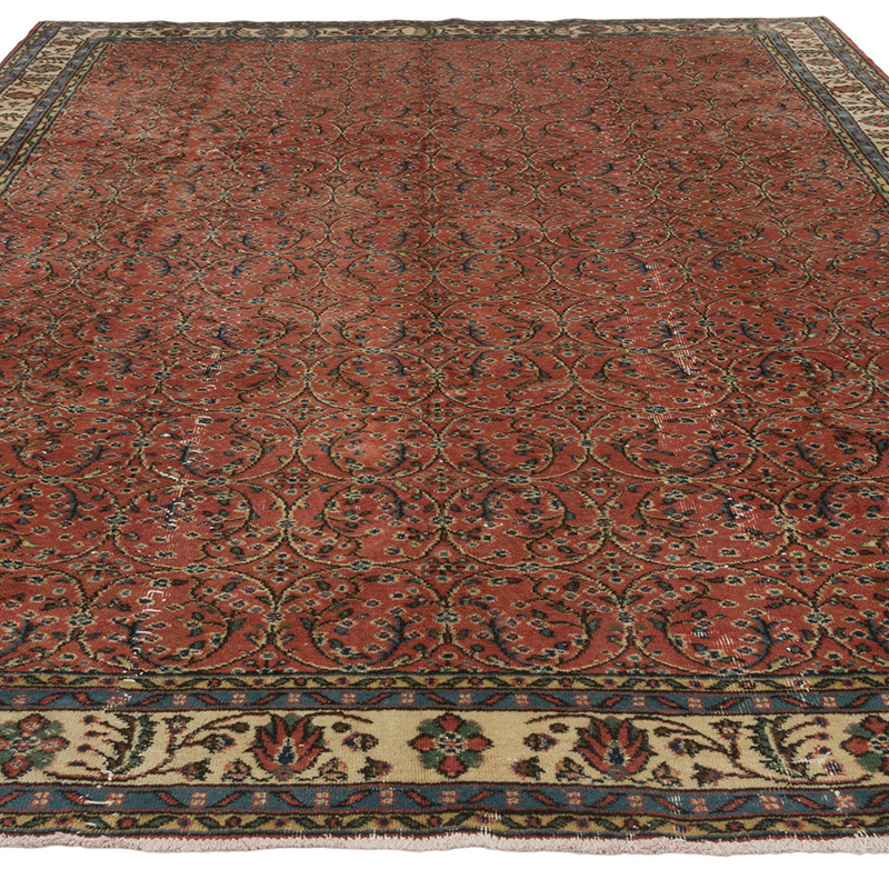 El Dokuma Vintage Halı - K0086747