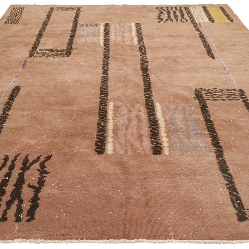 Alfombra Vintage Turca Anudada a Mano - 198 cm x 300 cm - K0086748