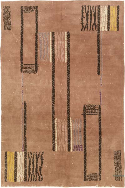 Alfombra Vintage Turca Anudada a Mano - 198 cm x 300 cm