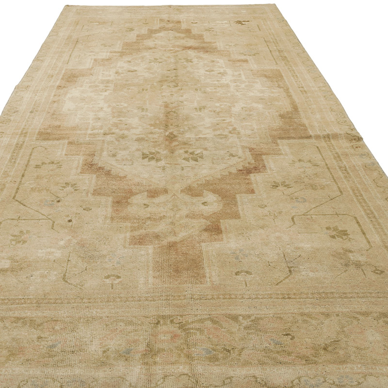 Alfombra Vintage Turca Anudada a Mano - 151 cm x 330 cm - K0086750