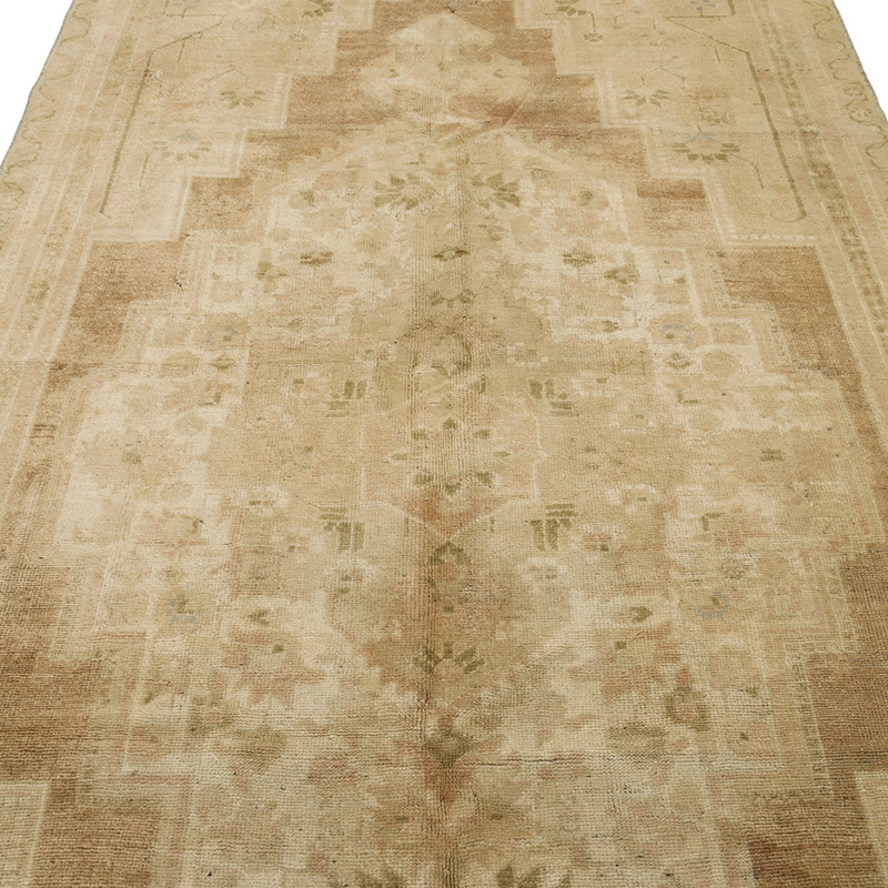 Alfombra Vintage Turca Anudada a Mano - 151 cm x 330 cm - K0086750