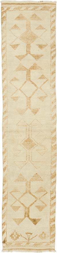 Vintage Tribal Runner Rug - 2' 9" x 11' 11" (33" x 143")