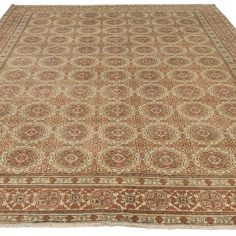 Vintage Turkish Hand-Knotted Rug - 6' 5" x 9' 4" (77" x 112") - K0086754