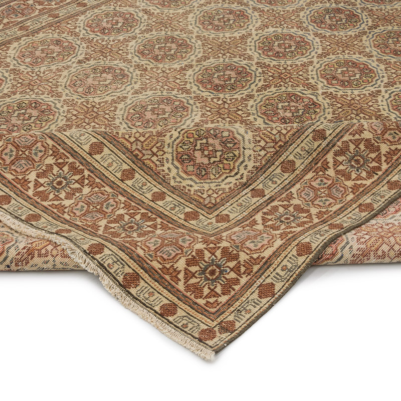 Vintage Turkish Hand-Knotted Rug - 6' 5" x 9' 4" (77" x 112") - K0086754