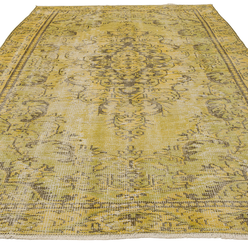 Vintage Turkish Hand-Knotted Rug - 6'  x 9' 3" (72" x 111") - K0086755