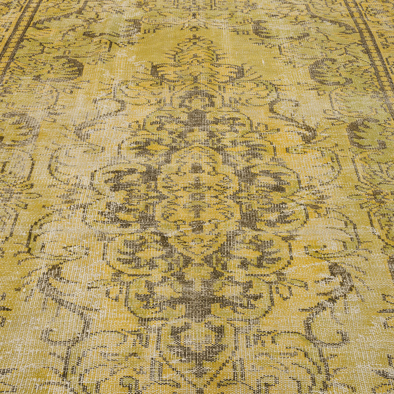 Vintage Turkish Hand-Knotted Rug - 6'  x 9' 3" (72" x 111") - K0086755
