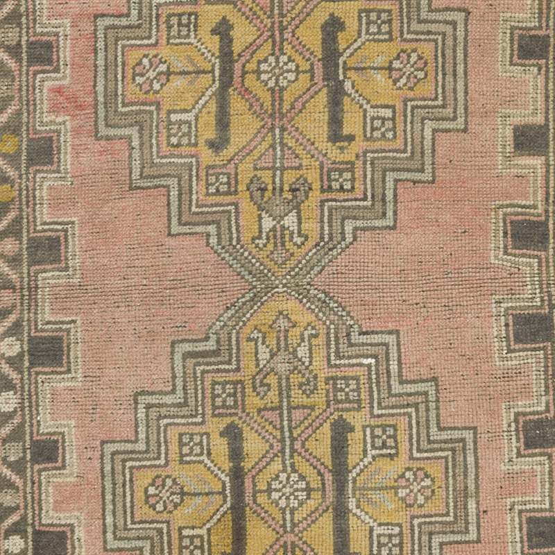 Vintage Turkish Hand-Knotted Rug - 3' 9" x 6' 11" (45" x 83") - K0086756