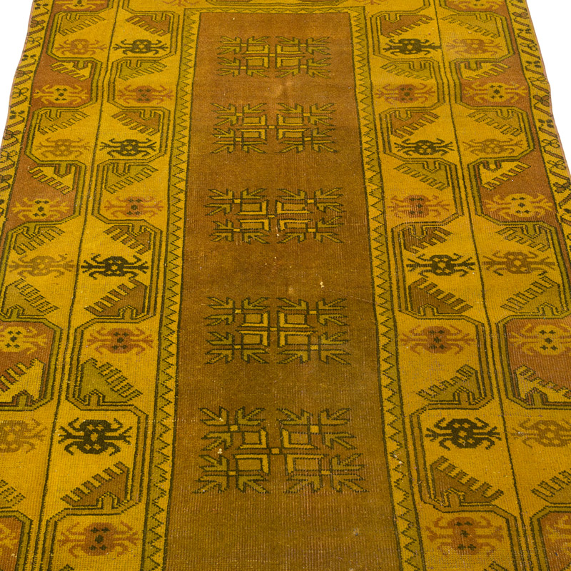 Alfombra Turca Vintage Sobre-teñida - K0086759