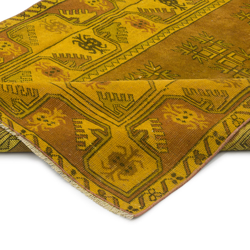 Alfombra Turca Vintage Sobre-teñida - K0086759