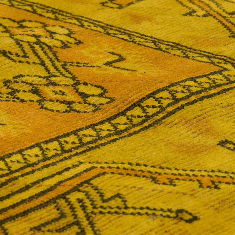 Alfombra Turca Vintage Sobre-teñida - K0086760