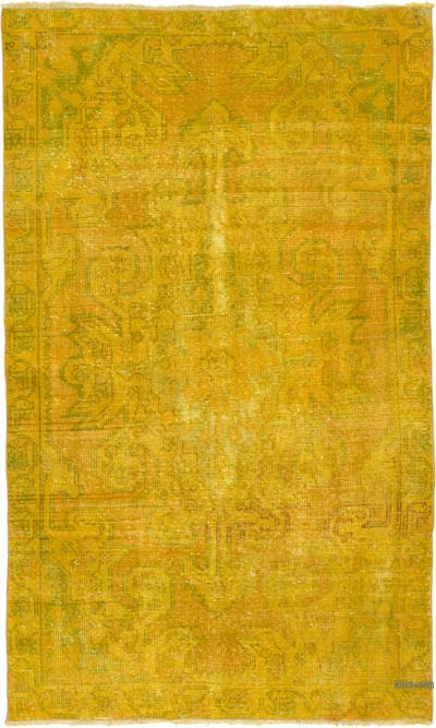Boyali El Dokuma Vintage Hali - 132 cm x 215 cm