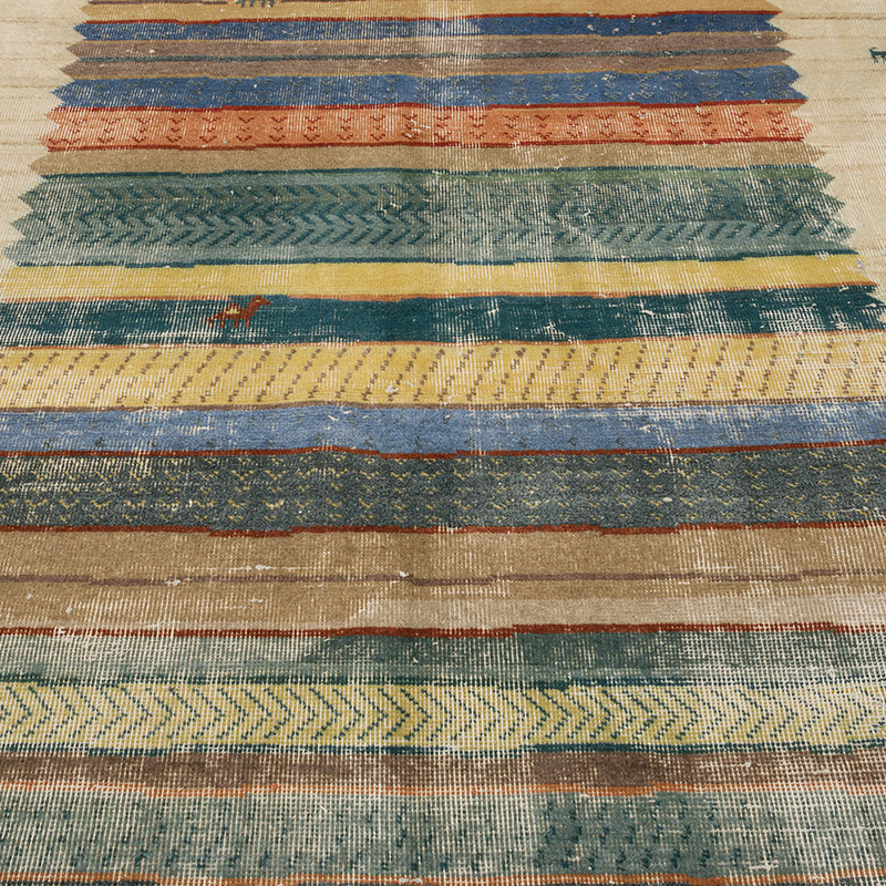 Vintage Turkish Hand-Knotted Rug - 6' 2" x 9' 4" (74" x 112") - K0086764