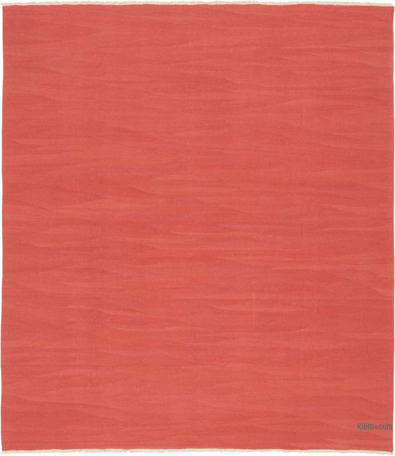 New Handwoven Turkish Kilim Rug - 6' 9" x 7' 8" (81" x 92") - K0086765