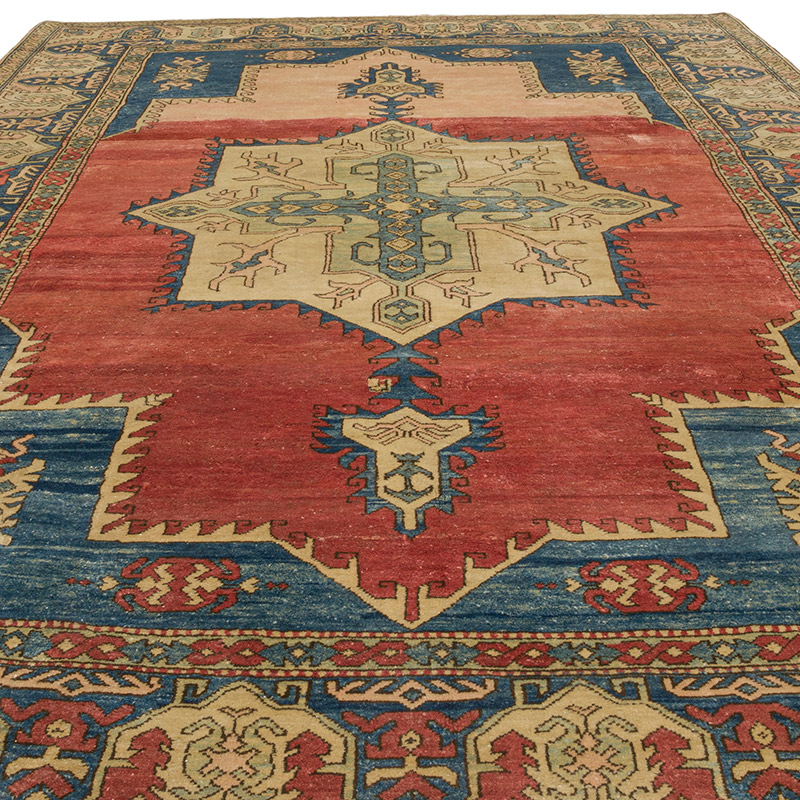 Vintage Turkish Hand-Knotted Rug - 8' 7" x 12' 2" (103" x 146") - K0086767