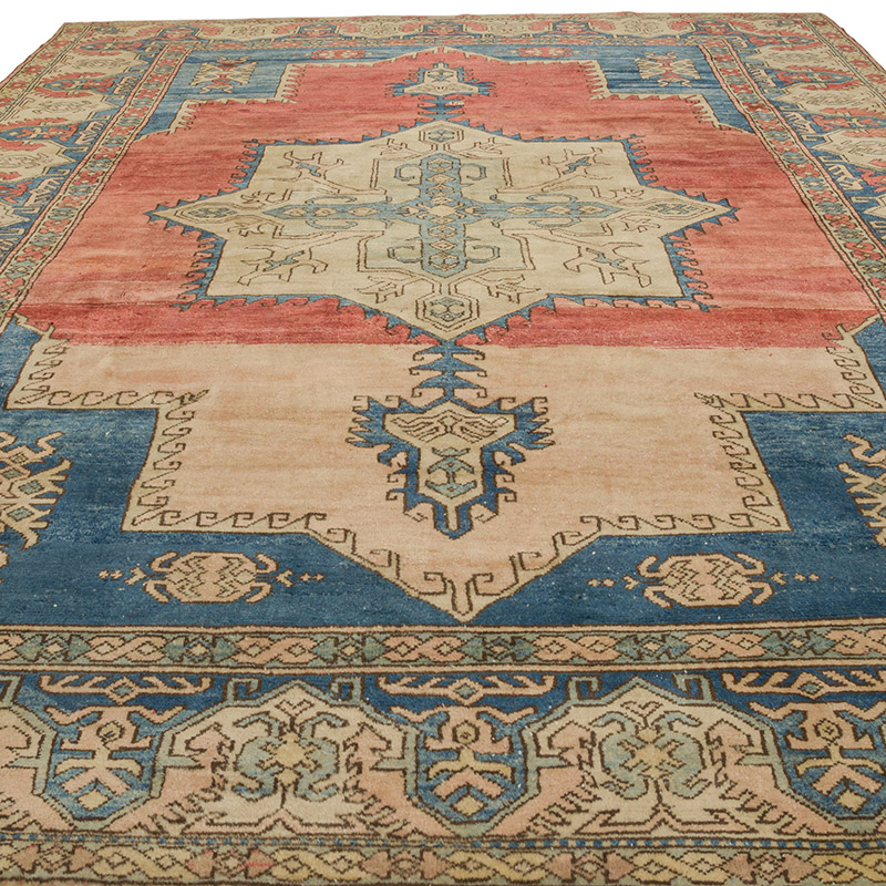 Vintage Turkish Hand-Knotted Rug - 8' 7" x 12' 2" (103" x 146") - K0086767