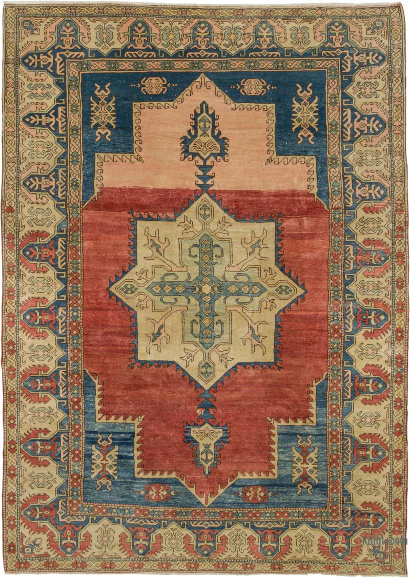 Vintage Turkish Hand-Knotted Rug - 8' 7" x 12' 2" (103" x 146") - K0086767