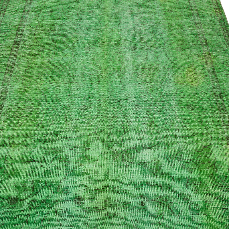 Over-dyed Vintage Hand-Knotted Turkish Rug - 5' 1" x 9' 1" (61" x 109") - K0086772