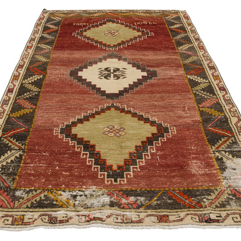 El Dokuma Vintage Hali - 126 cm x 218 cm - K0086773
