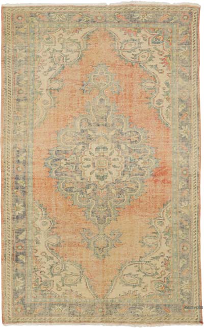 Alfombra Vintage Turca Anudada a Mano - 180 cm x 281 cm