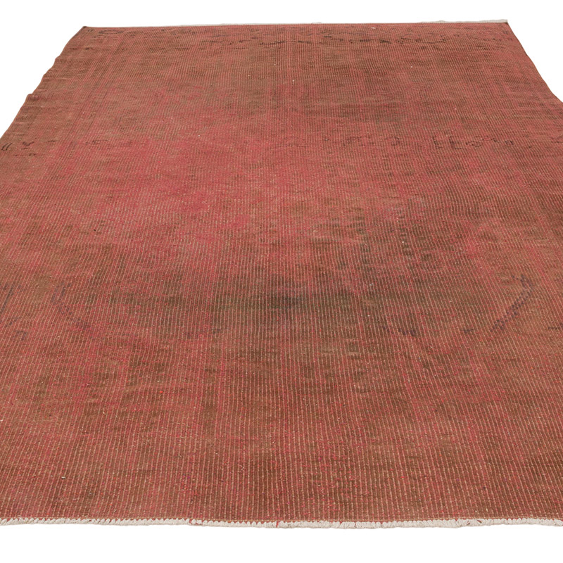 Over-dyed Vintage Hand-Knotted Turkish Rug - 6'  x 9' 3" (72" x 111") - K0086775