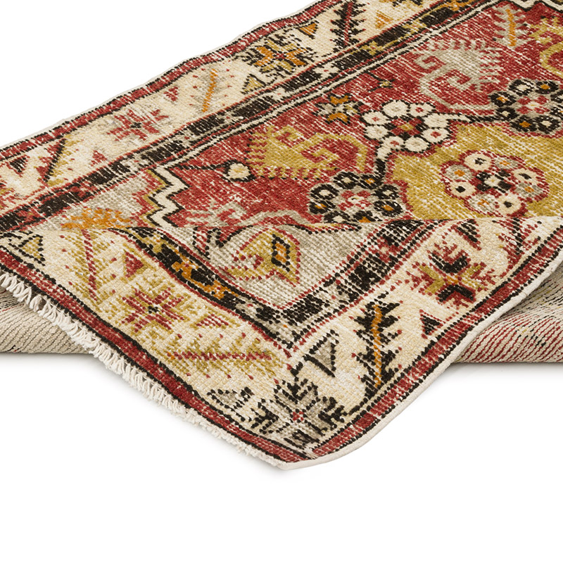 Vintage Turkish Hand-Knotted Rug - 2' 8" x 4' 7" (32" x 55") - K0086778
