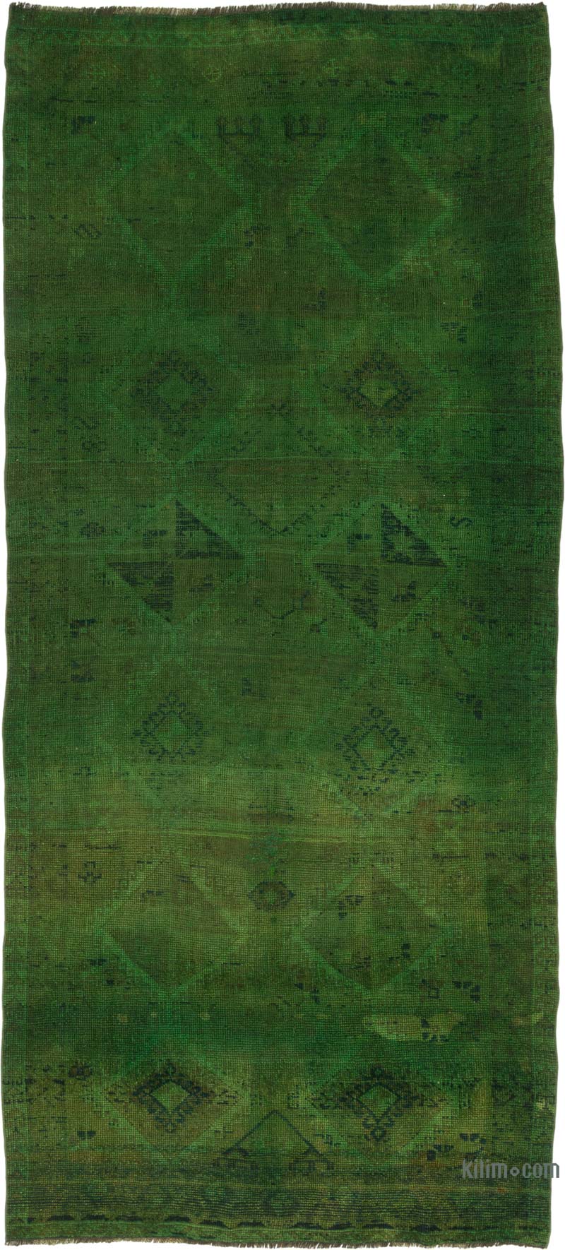 Alfombra Turca Vintage Sobre-teñida - 145 cm x 325 cm - K0086779