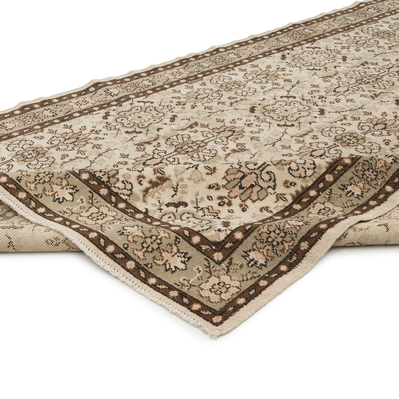 Vintage Turkish Hand-Knotted Rug - 5' 9" x 8' 10" (69" x 106") - K0086780