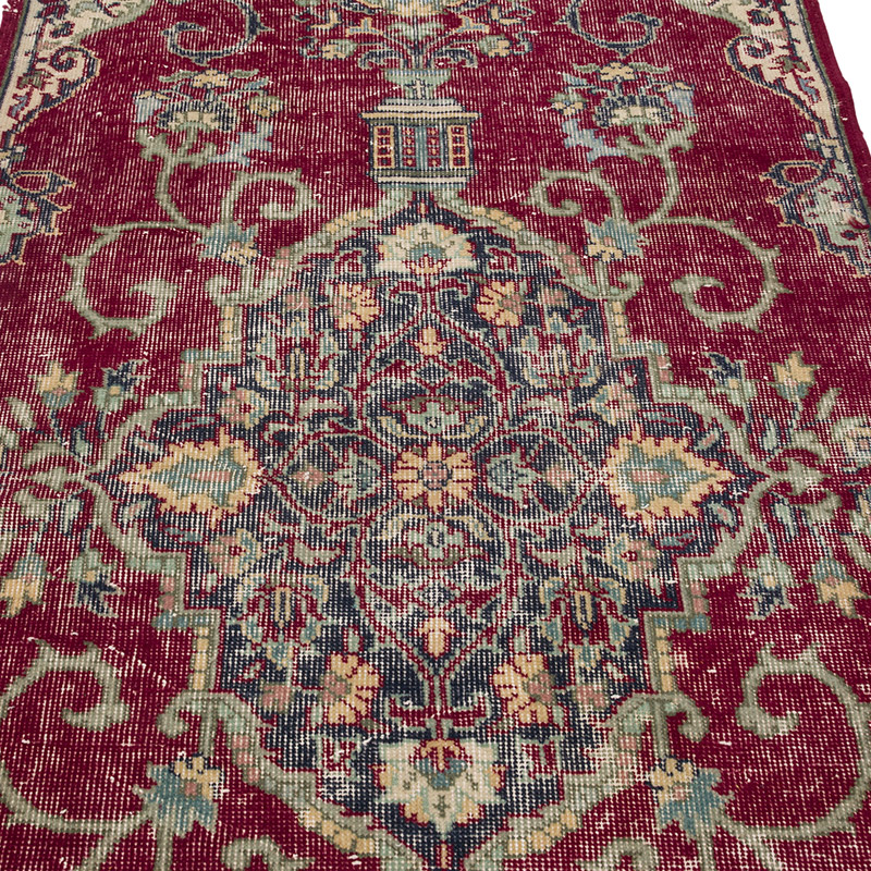 Vintage Turkish Hand-Knotted Rug - 3' 5" x 7' 1" (41" x 85") - K0086781