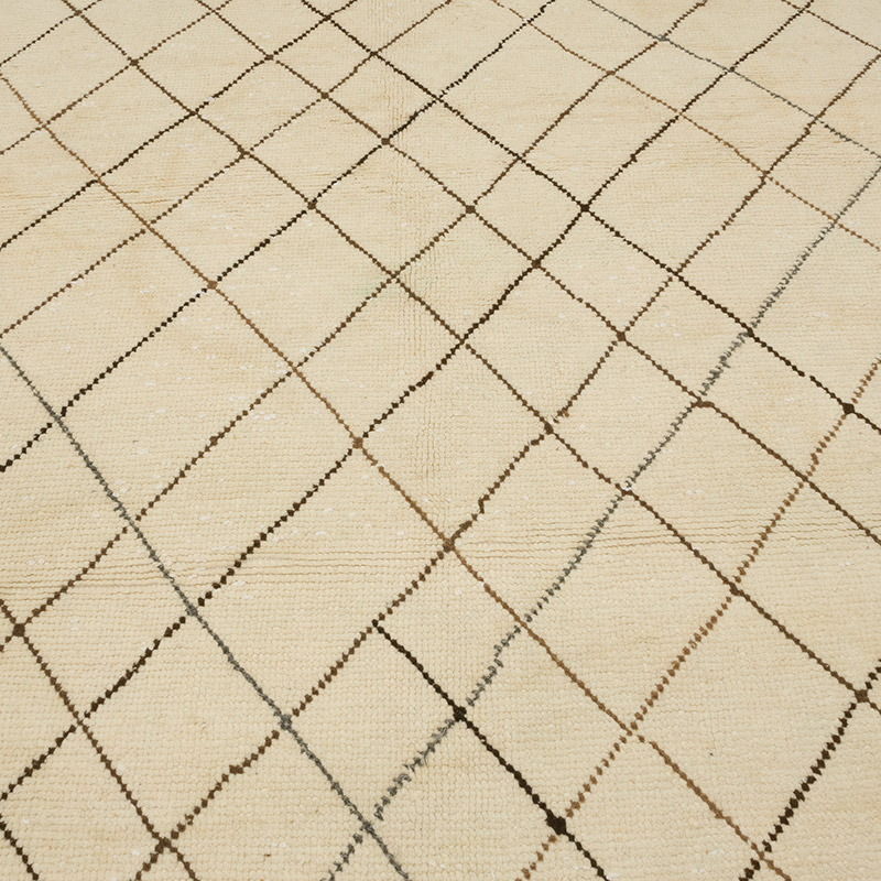 Nuevo  Alfombra 'Tulu' de estilo Marroquí Anudada a Mano - 163 cm x 226 cm - K0086782