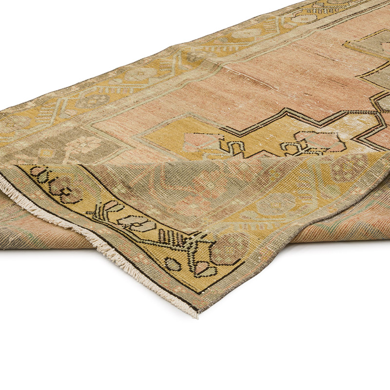 Vintage Turkish Hand-Knotted Rug - 4' 8" x 11' 3" (56" x 135") - K0086784