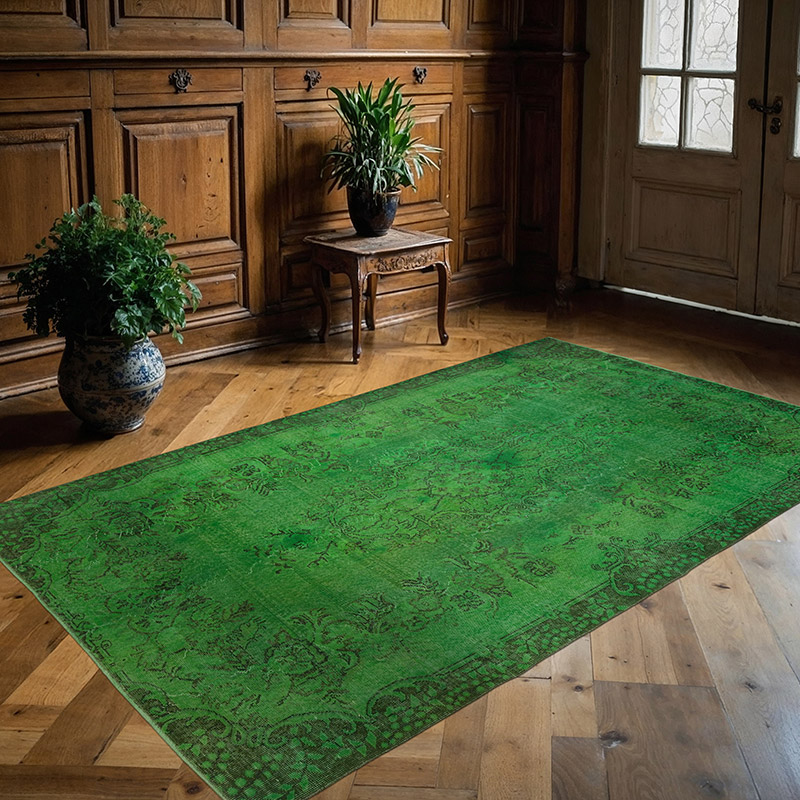 Boyali El Dokuma Vintage Hali - 163 cm x 264 cm - K0086785