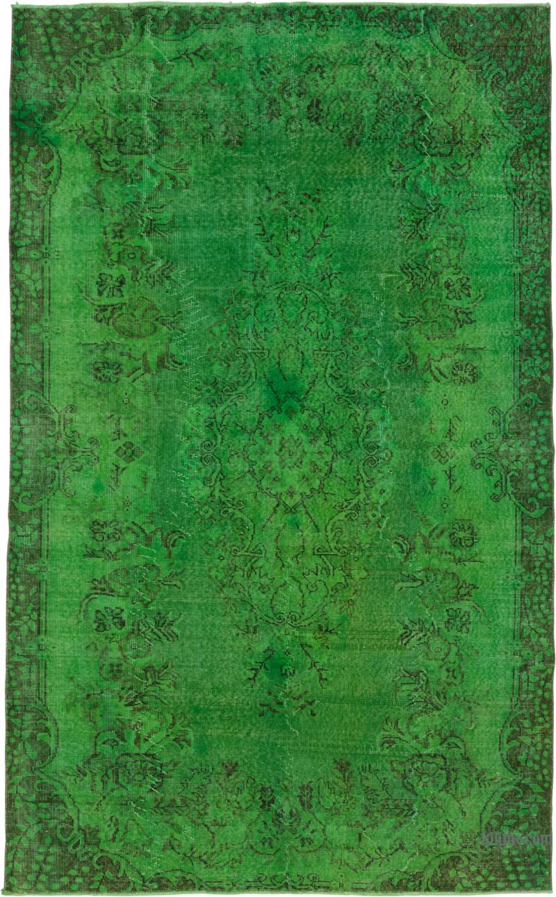 Boyali El Dokuma Vintage Hali - 163 cm x 264 cm - K0086785