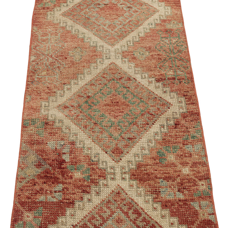Vintage Turkish Hand-Knotted Runner - 1' 10" x 8' 10" (22" x 106") - K0086791