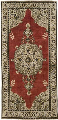 El Dokuma Vintage Hali - 109 cm x 224 cm