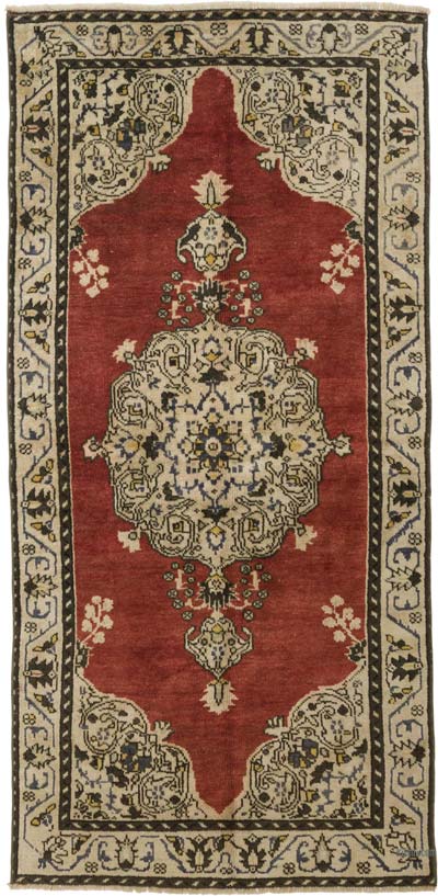 El Dokuma Vintage Hali - 109 cm x 224 cm