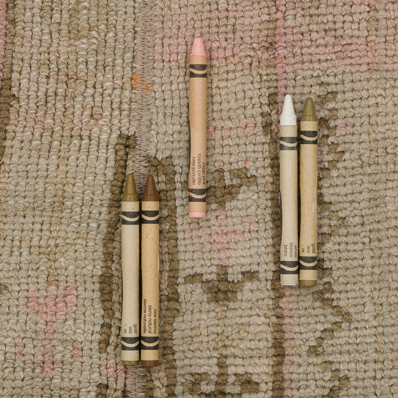Pasillo Vintage Turco Anudado a Mano - 70 cm x 380 cm - K0086797