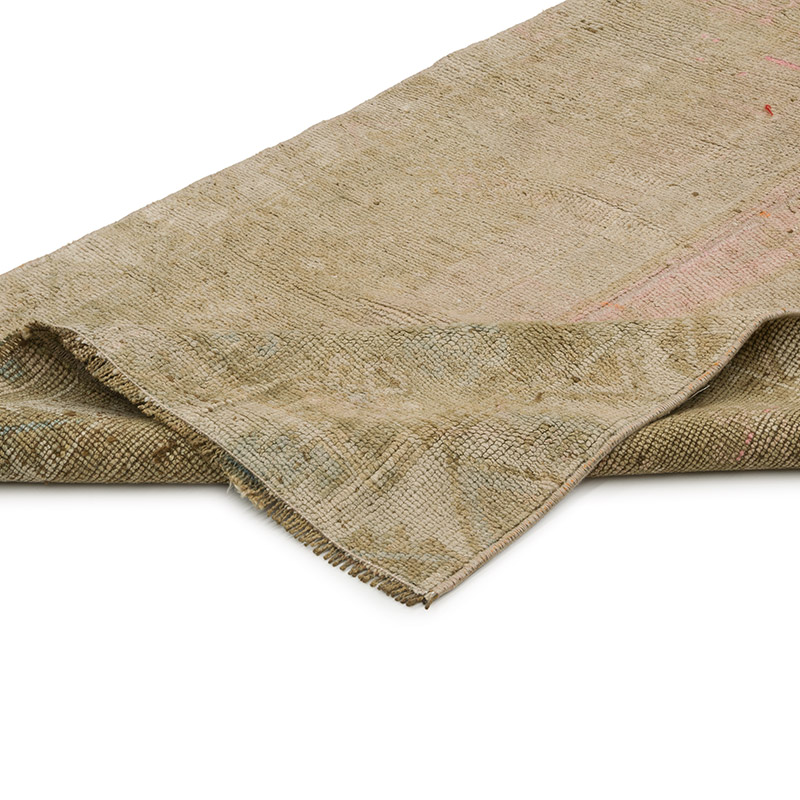 Pasillo Vintage Turco Anudado a Mano - 70 cm x 380 cm - K0086797