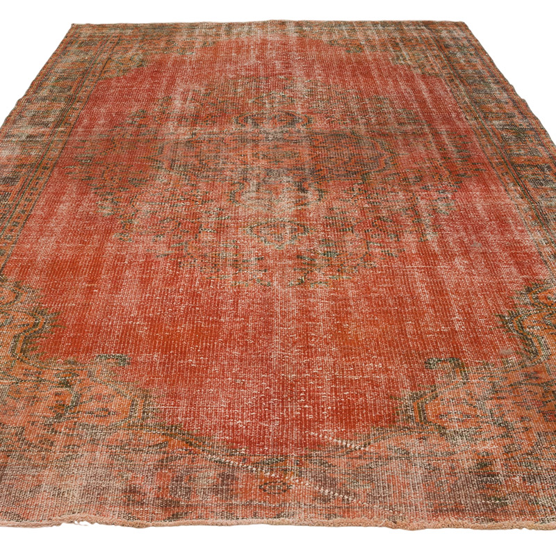 Alfombra Vintage Turca Anudada a Mano - 180 cm x 290 cm - K0086798