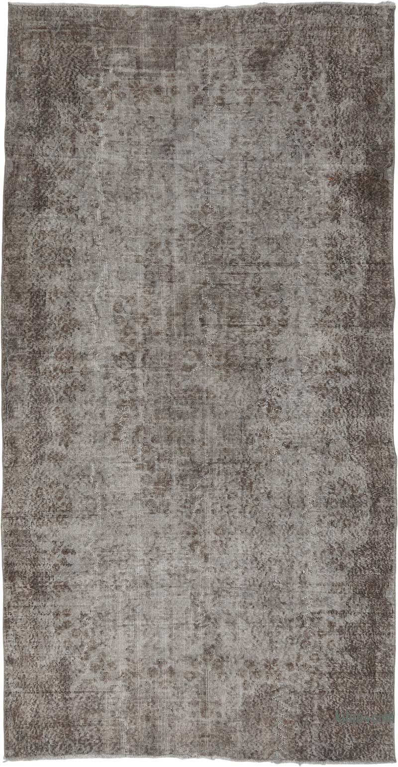 Alfombra Turca Vintage Sobre-teñida - 150 cm x 290 cm - K0086800