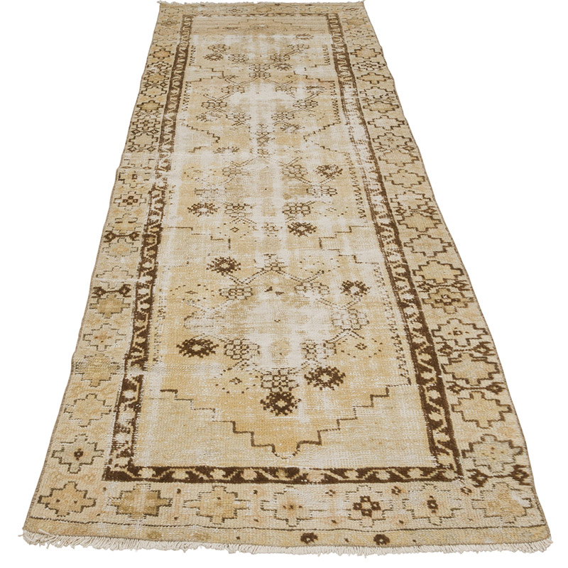 Vintage Turkish Hand-Knotted Runner - 2' 7" x 8' 8" (31" x 104") - K0086802