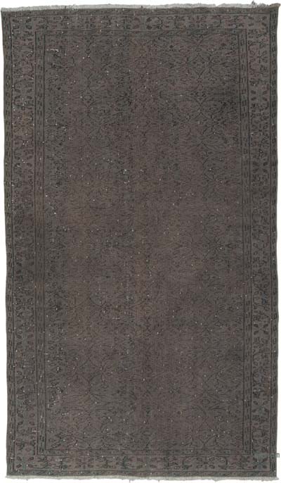 Alfombra Turca Vintage Sobre-teñida - 164 cm x 270 cm