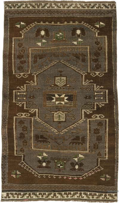 El Dokuma Vintage Hali - 150 cm x 257 cm