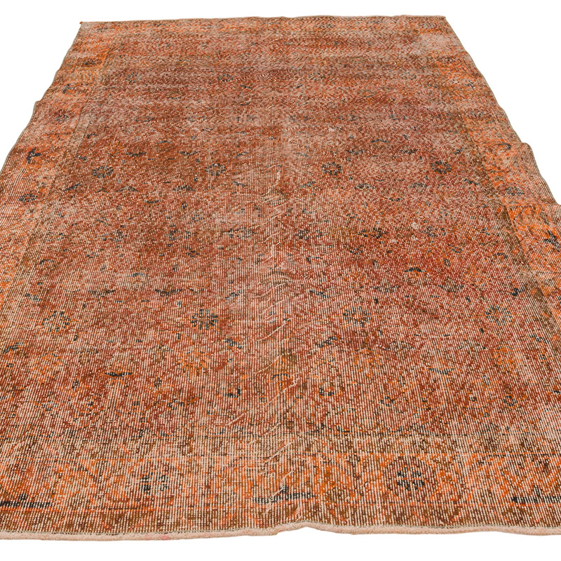 Alfombra Turca Vintage Sobre-teñida - 140 cm x 252 cm - K0086809